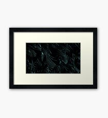 Neon Terrain Framed Print