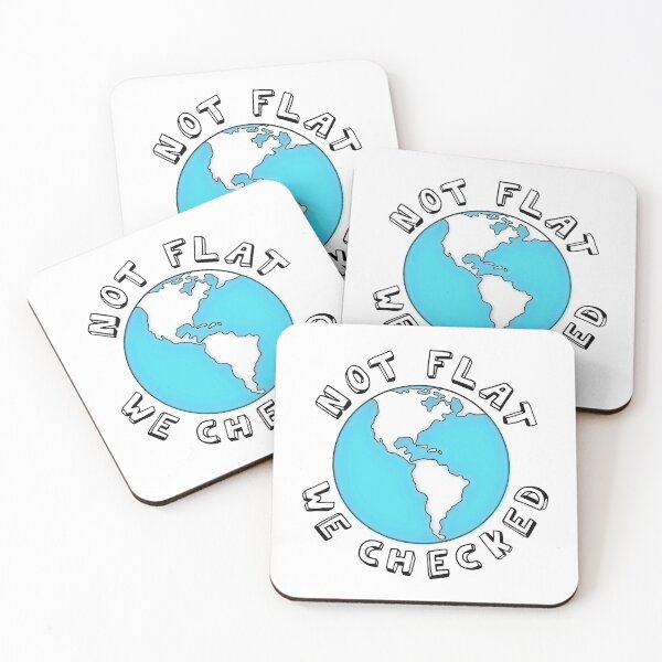 Item preview, Not Flat We Checked designed and sold by KittyPolka.