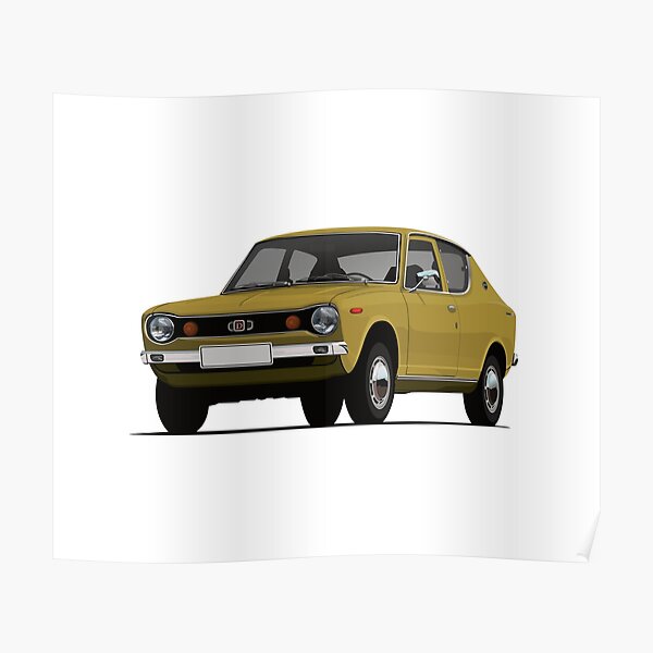 yellow datsun cherry