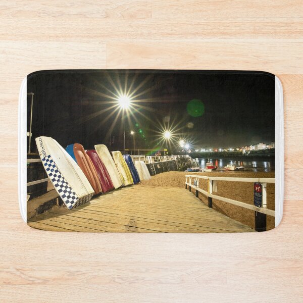 Item preview, Broadstairs Harbour Viking Bay at night, stack of boats designed and sold by rogerstanger.