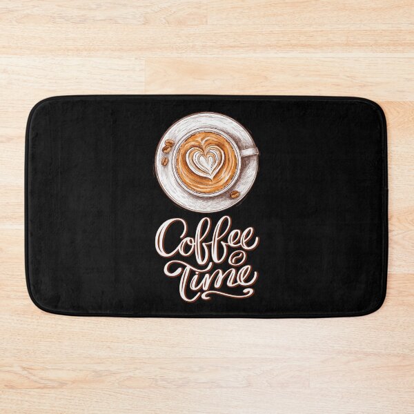 Item preview, Coffee Coffee Cappuccino Time Coffee Cup Heart designed and sold by BullDesignsShop.