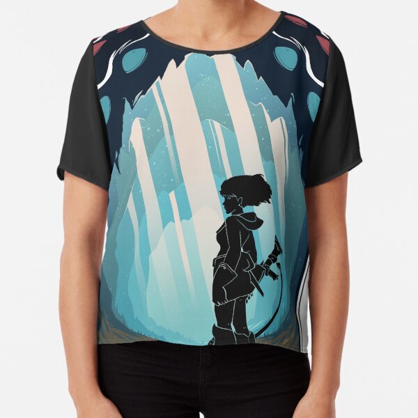 The Sea of Decay Chiffon Top