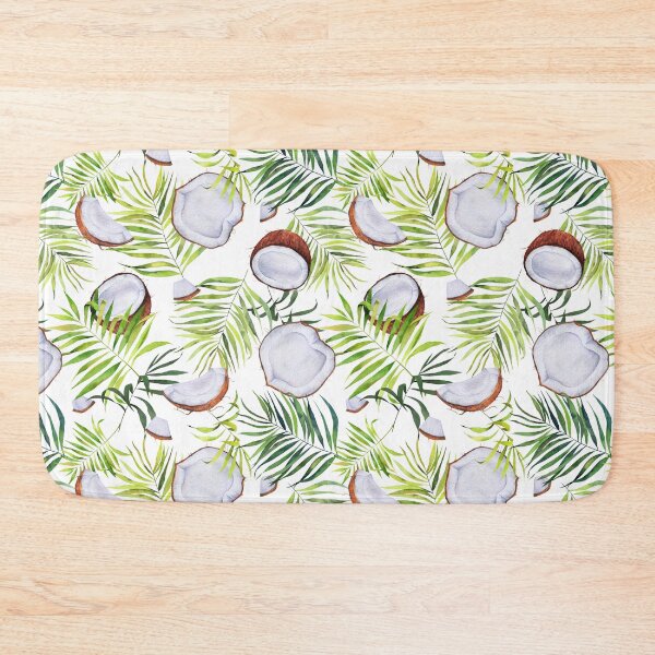 Item preview, Tropical fruits: palm and coconut pattern designed and sold by AnjeseAnna.