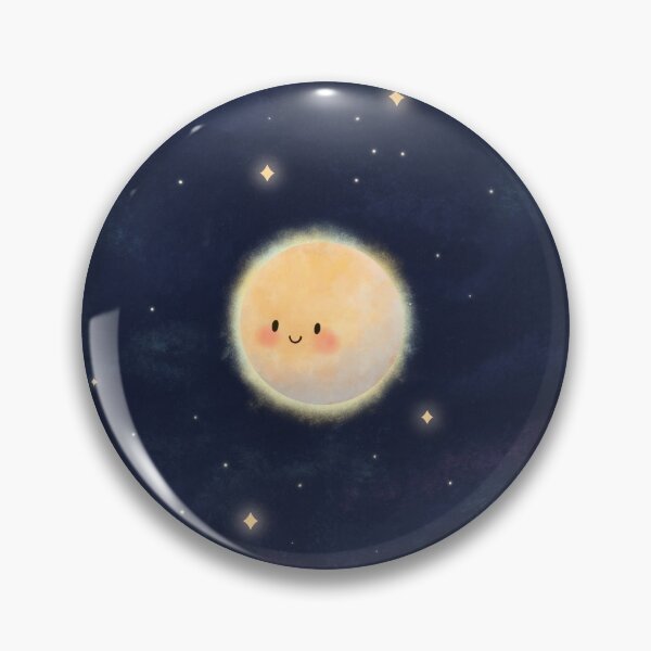 Item preview, The Cutest Moon Kawaii Night Sky designed and sold by trajeado14.