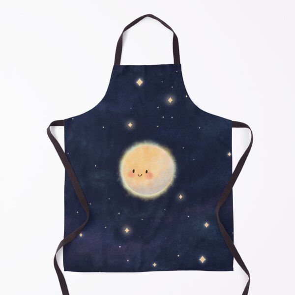 Item preview, The Cutest Moon Kawaii Night Sky designed and sold by trajeado14.