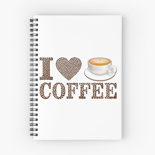 Item preview, Coffee I Love Coffee Heart designed and sold by BullDesignsShop.