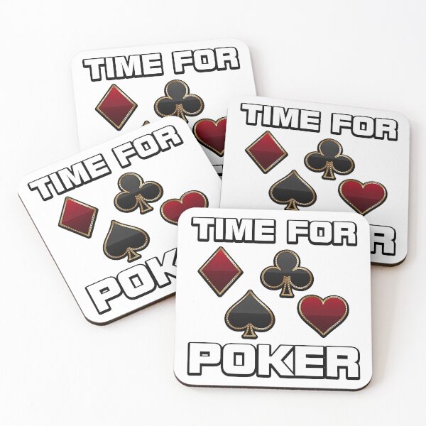 Item preview, Time For Poker Clubs Spades Hearts Diamonds Card game designed and sold by BullDesignsShop.