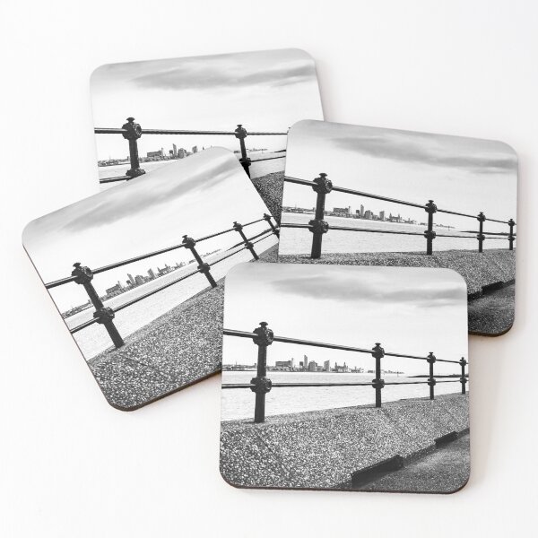 Item preview, Vista del horizonte de Liverpool desde New Brighton, Wirral designed and sold by Jen Roberts.