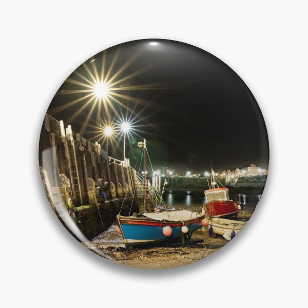 Item preview, Viking Bay, Broadstairs Harbour at night designed and sold by rogerstanger.