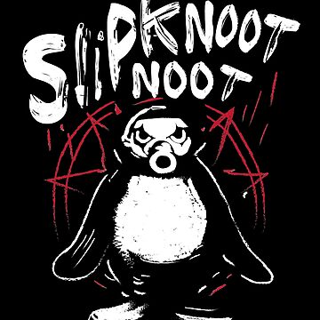 Imagen de la obra Slipknoot noot pingüino death metal góticas hard rock de Lenny Stahl