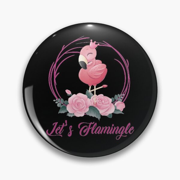 Item preview, Let's Flamingle Funny Flamingo Women / Ladies designed and sold by Lenny Stahl.