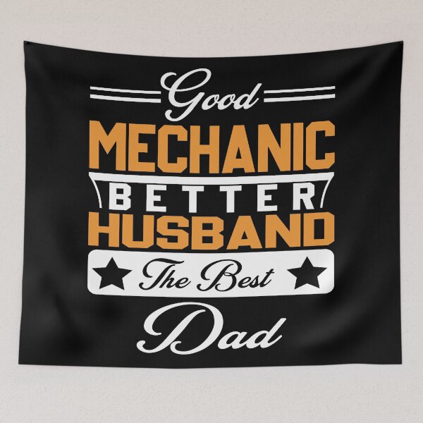 Item preview, DAD AND FATHERS DAY - Good Mechanic Better Husband- The best Dad designed and sold by KHAOTICSHOP.
