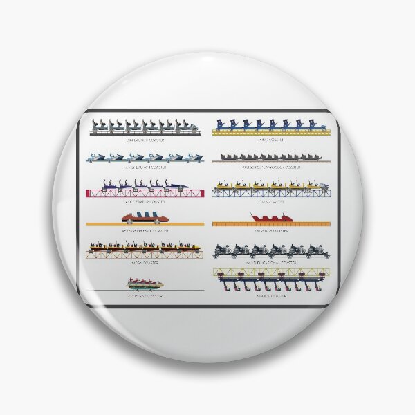 Item preview, Intamin Rollercoaster Range Design designed and sold by CoasterMerch.