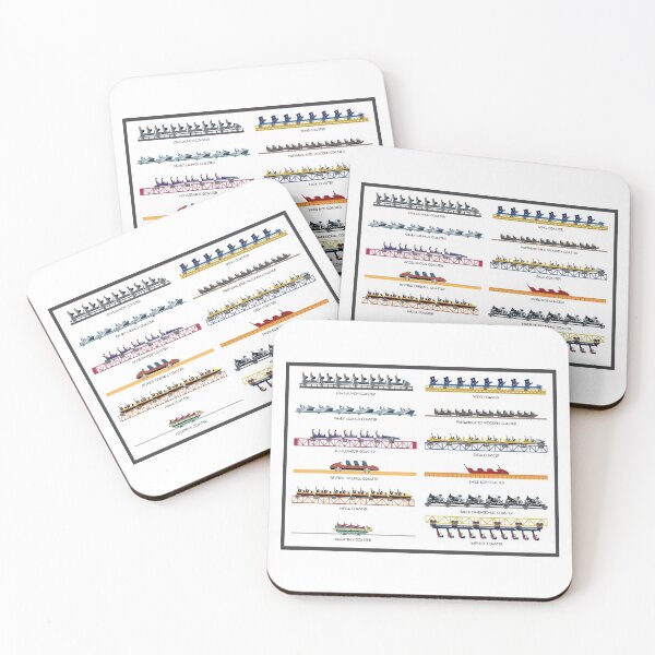 Item preview, Intamin Rollercoaster Range Design designed and sold by CoasterMerch.