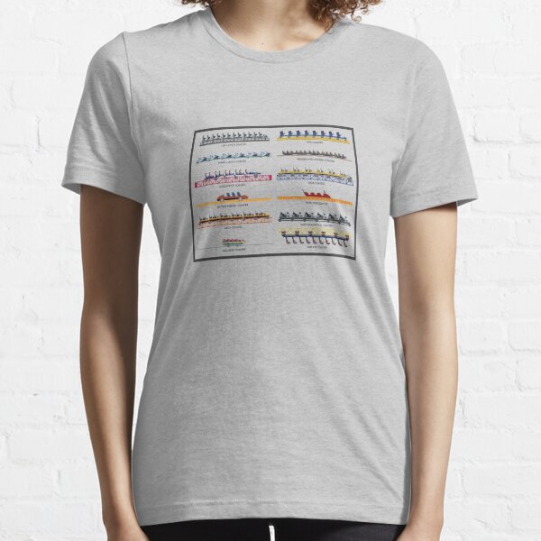 Intamin Rollercoaster Range Design Essential T-Shirt
