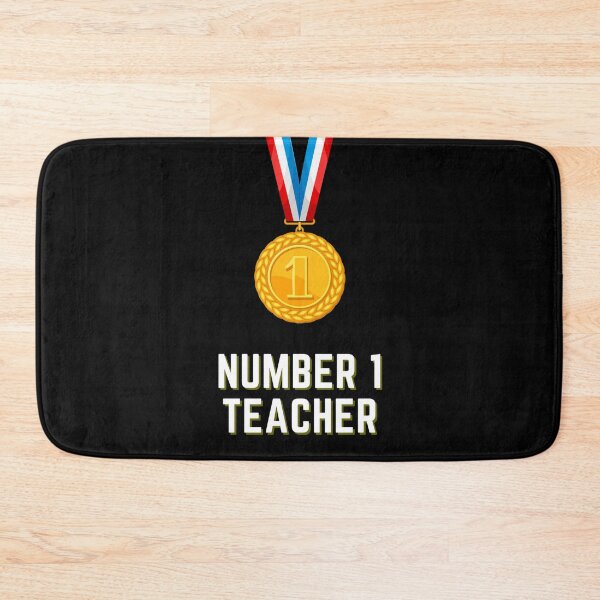 Item preview, Number 1 Teacher Medal designed and sold by Imemewell.