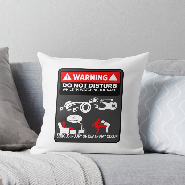 Item preview, Do not Disturb While I watch The Race designed and sold by ElseWorldDesign.