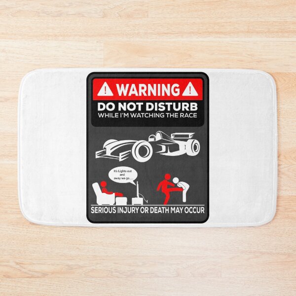 Item preview, Do not Disturb While I watch The Race designed and sold by ElseWorldDesign.