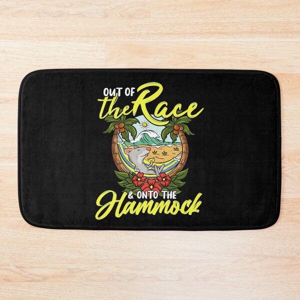 Item preview, Funny Rat Race Paradise Holiday Design - Beach Hammock Rat designed and sold by propellerhead.
