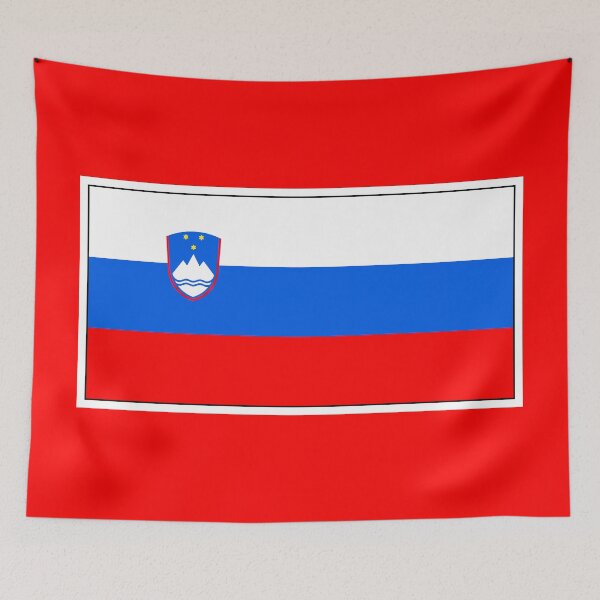Item preview, Slovenia National Flag Gifts, Masks, Stickers & Products (GF) designed and sold by mpodger.
