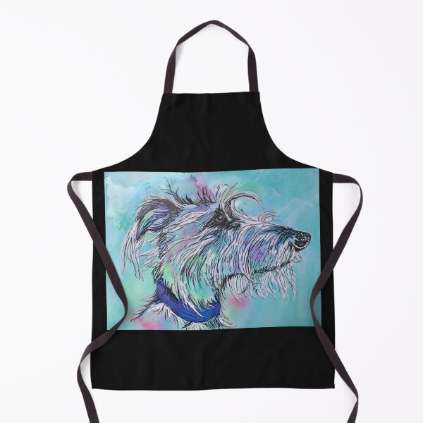 Item preview, Scruffy colourful Lurcher designed and sold by Merlinsmates.