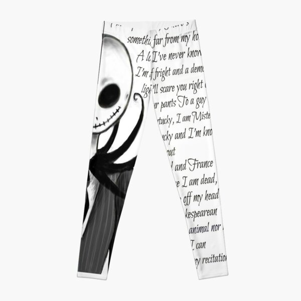 Nightmare Before Christmas Leggings for Sale by Mominsminions