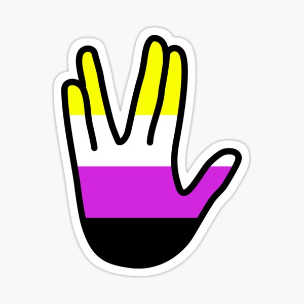 GeekSoc Enby Pride Sticker