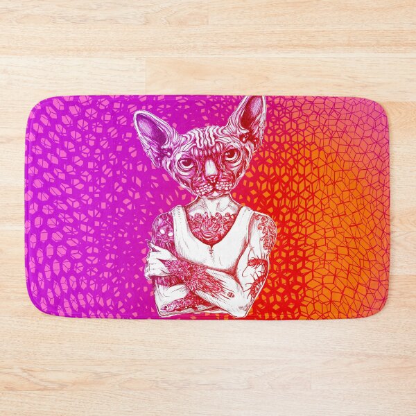 Item preview, Tattoed Sphynx Color2 designed and sold by fakeface.