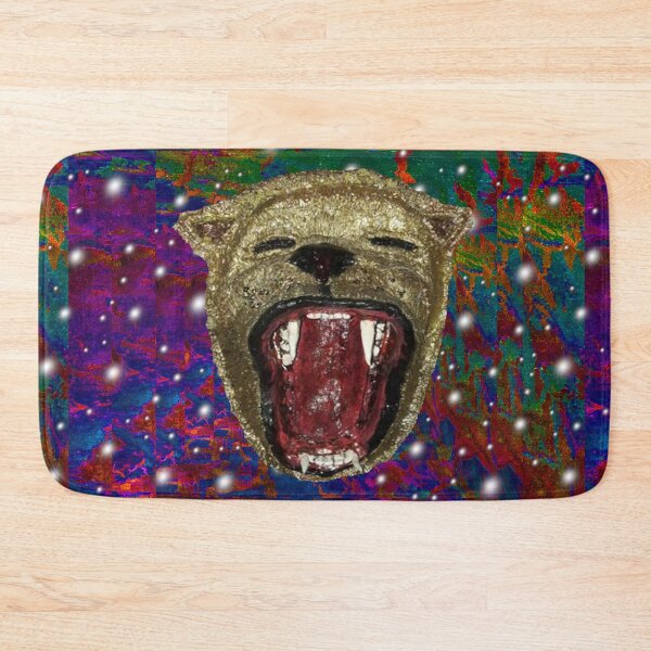 Item preview, Yawning lion colorful background designed and sold by DCSMKreativ.