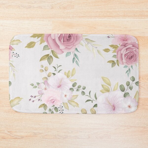 Item preview, beautiful floral seamless pattern dusty pink flower designed and sold by romio006.