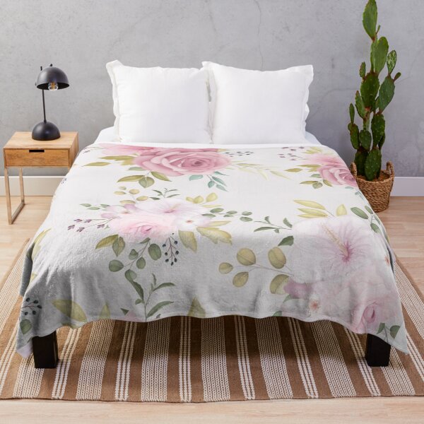 Item preview, beautiful floral seamless pattern dusty pink flower designed and sold by romio006.