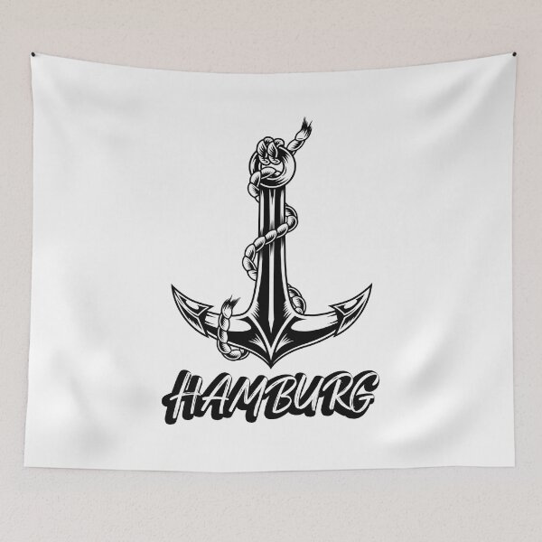 Item preview, Hamburg Germany anchor lettering lettering designed and sold by BullDesignsShop.