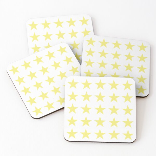 Item preview, Medium YELLOW and WHITE STARS  designed and sold by RachelMacht.