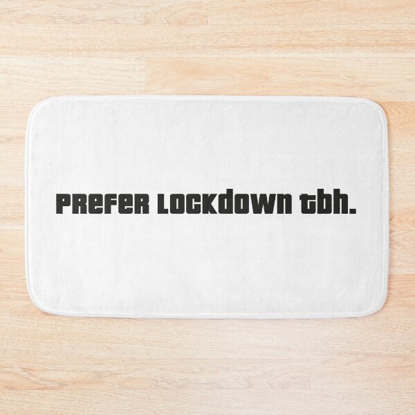 Item preview, Prefer lockdown graphic designed and sold by Purplelondonuk.