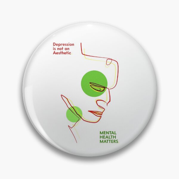 Item preview, Depression is not an Aesthetic - Mental Health Matters designed and sold by Non-Believer.