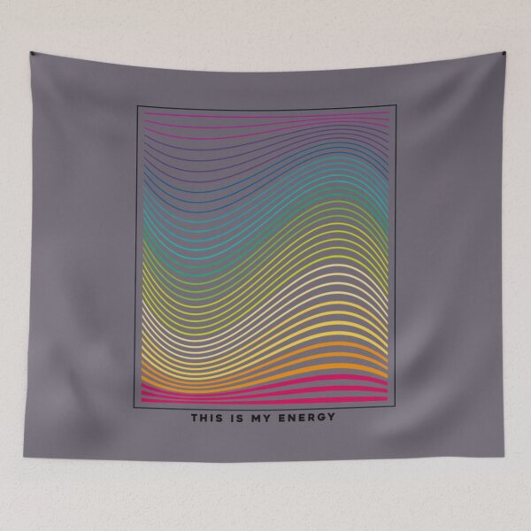 Item preview, Rainbow Gay Energy Wave designed and sold by sunshineok.