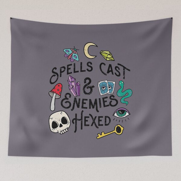 Item preview, Spells Cast & Enemies Hexed designed and sold by sunshineok.