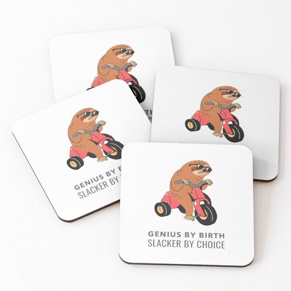 Item preview, Genius by birth slacker by choice designed and sold by StudioQ-.