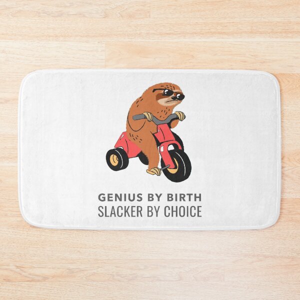 Item preview, Genius by birth slacker by choice designed and sold by StudioQ-.