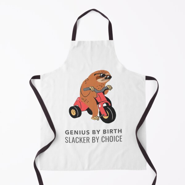 Item preview, Genius by birth slacker by choice designed and sold by StudioQ-.