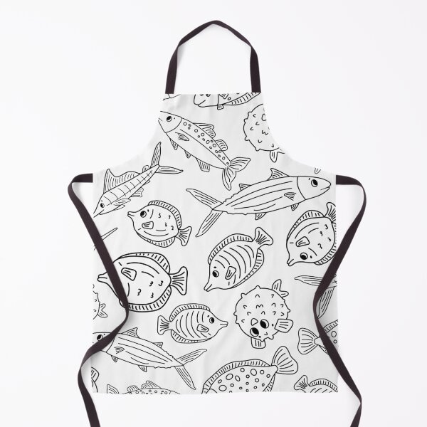 Item preview, Black white Seamless animal Doodle pattern designed and sold by essskina.