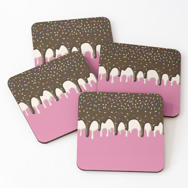 Item preview, Melted Ice Cream - Cute Dripping Chocolate Frosting Sprinkles designed and sold by redwoodandvine.