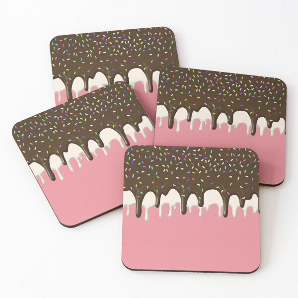 Item preview, Melted Ice Cream - Cute Dripping Chocolate Frosting Sprinkles designed and sold by redwoodandvine.