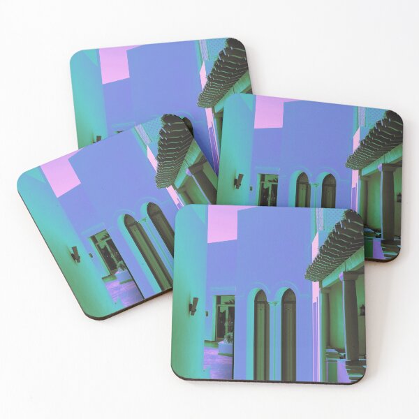 Item preview, Moroccan Villa Vaporwave Glitch Art designed and sold by glitchhub.