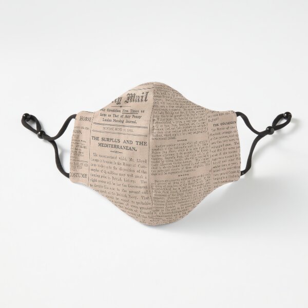 Historical #Old #Newspaper #OldNewspaper #HistoricalNewspaper Fitted 3-Layer