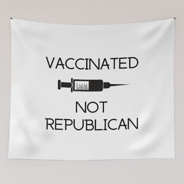 Item preview, Vaccinated, Not Republican designed and sold by emotionpotion.