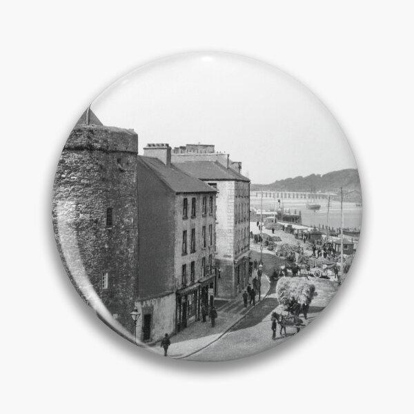 Item preview, Antique Waterford Ireland street scene, Reginald's Tower designed and sold by dublinprints.