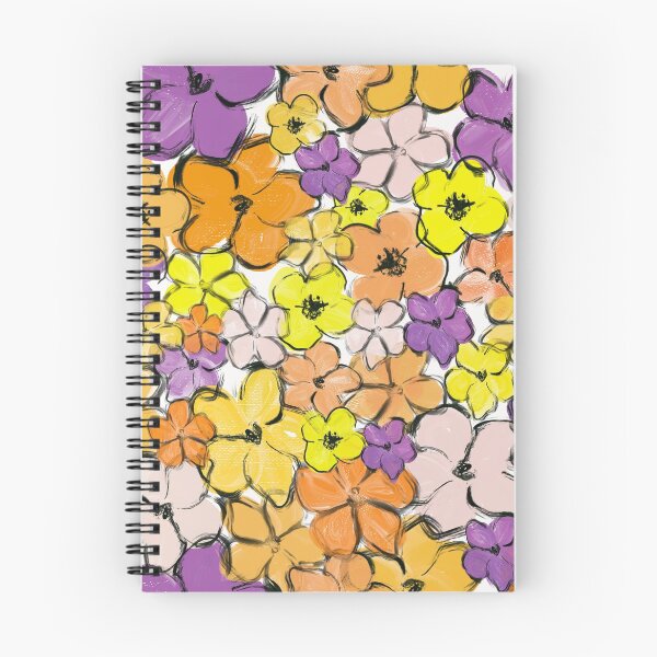 Item preview, Retro vibes ditsy flower pattern designed and sold by SJAPhoto.