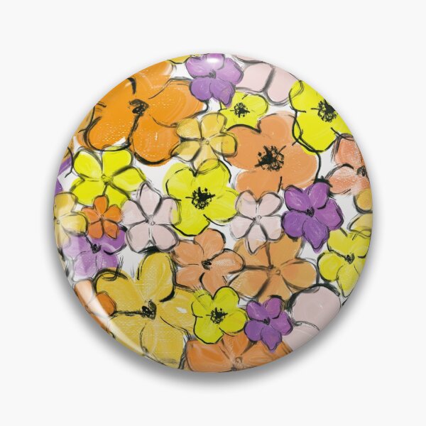 Item preview, Retro vibes ditsy flower pattern designed and sold by SJAPhoto.