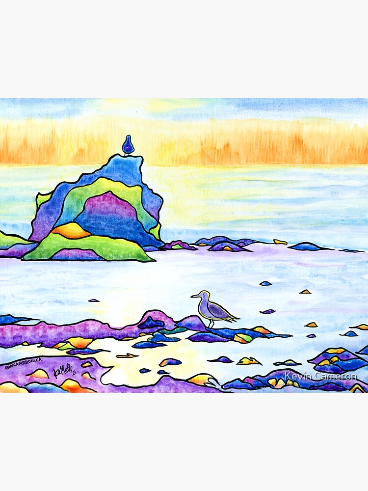 Hallowed Morning - Seagulls at Sunrise - Bright and Brilliant by kevinart1